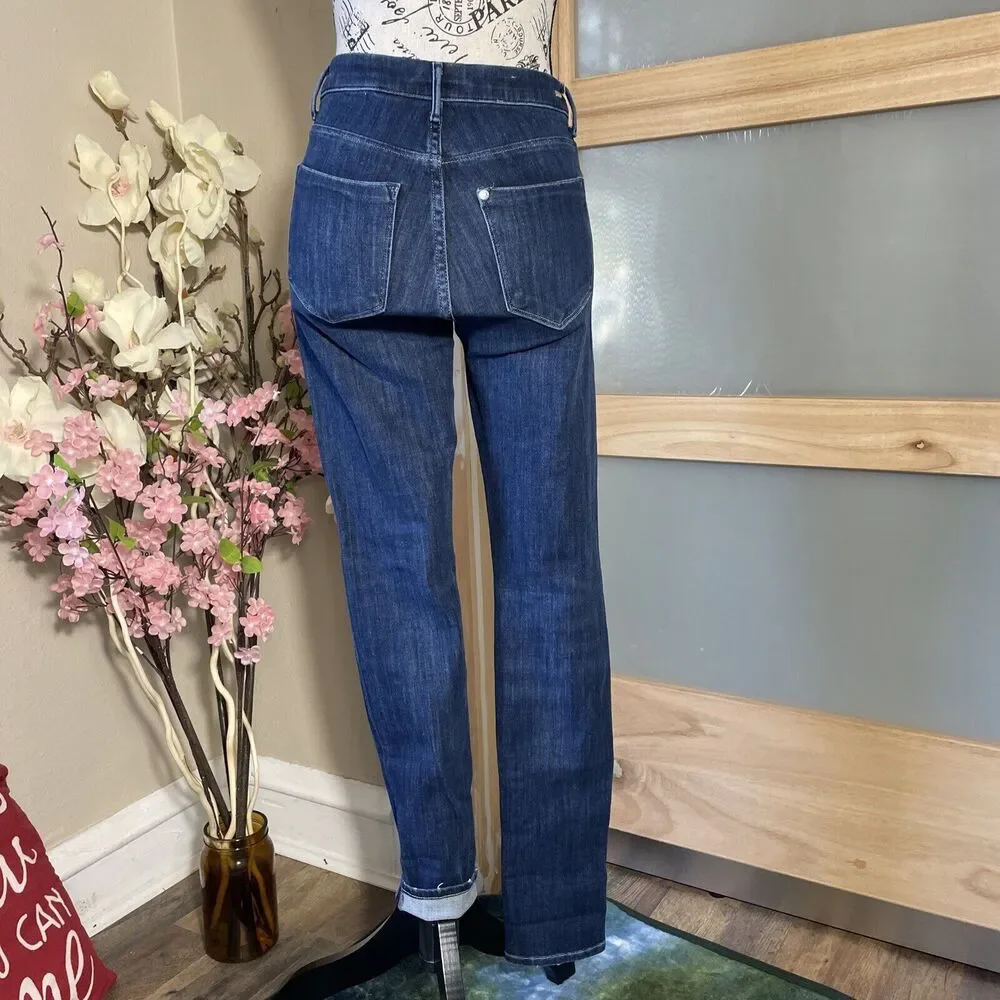 & Denim Women's 360 Stretch Jeans Skinny High Waist Size 28/32 Everyday Casual